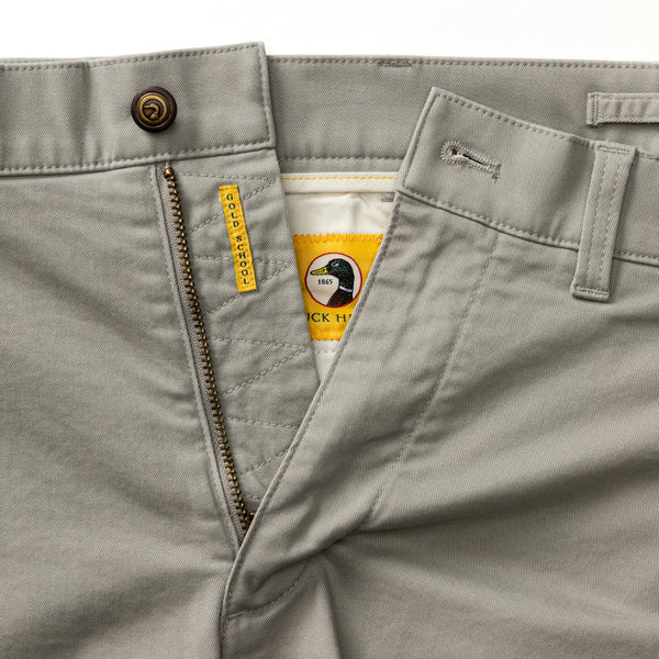 7" Gold School Chino Short - Dove Grey