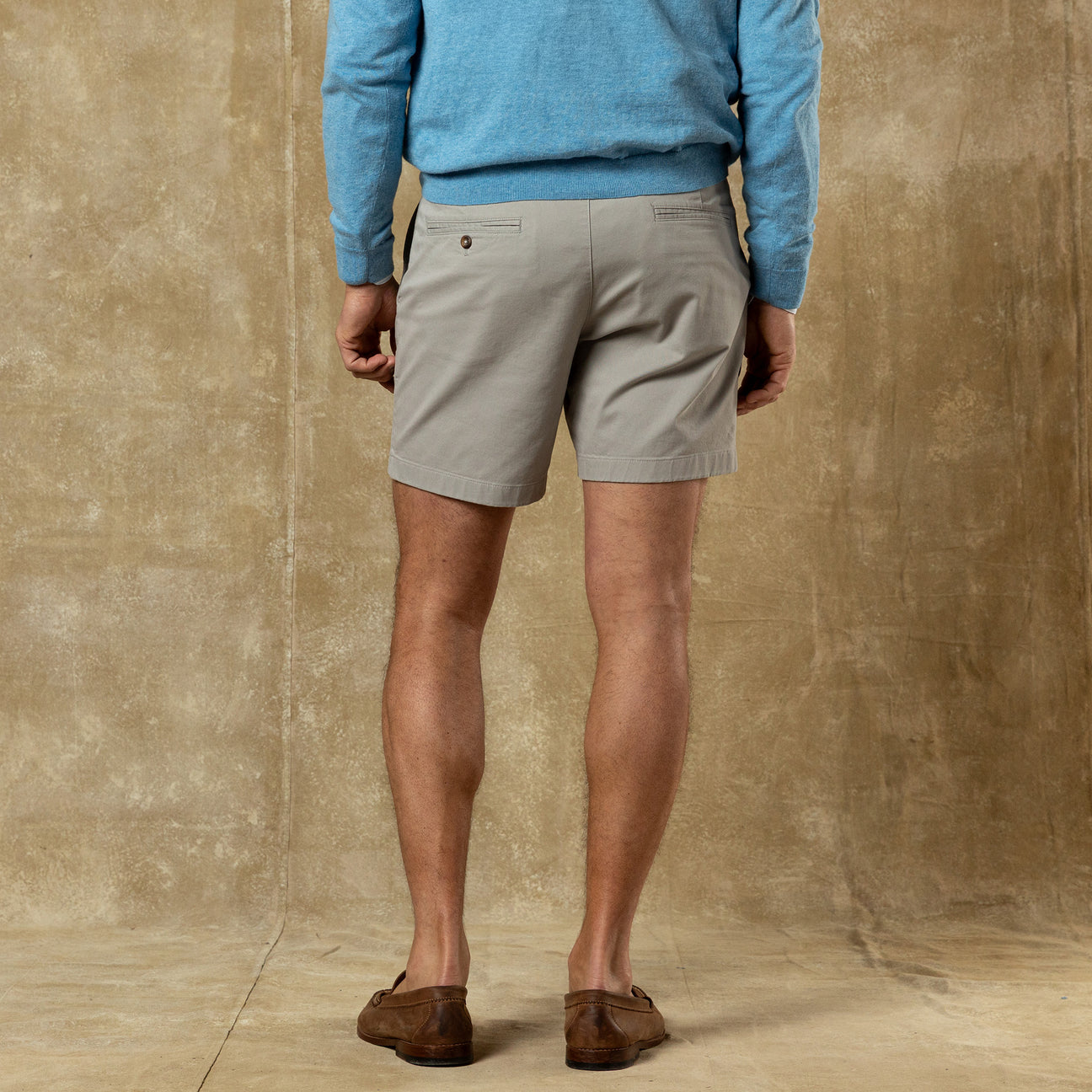 7" Gold School Chino Short - Dove Grey
