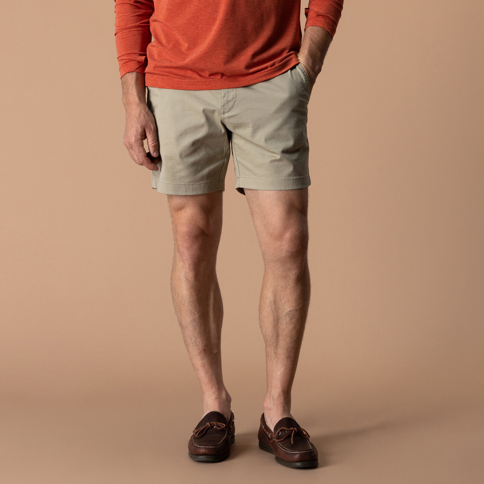 7" Gold School Chino Short - Khaki