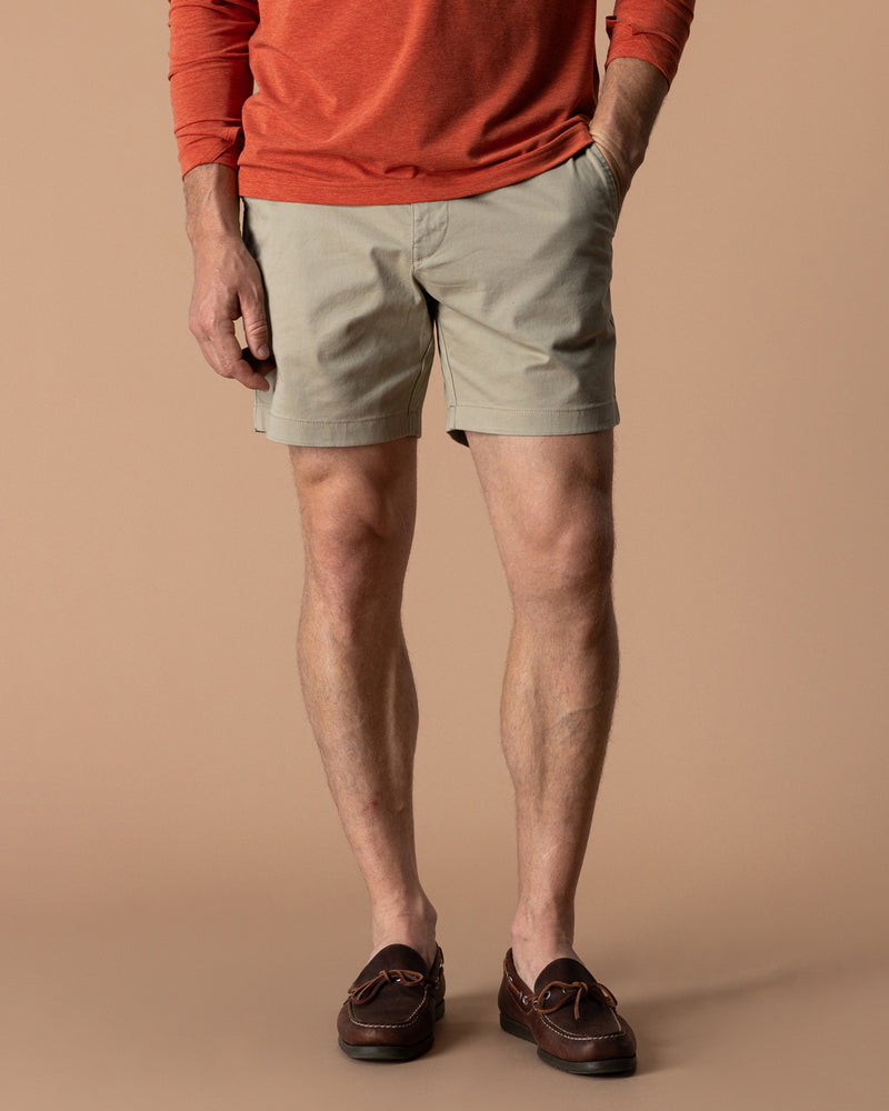 7" Gold School Chino Short - Khaki