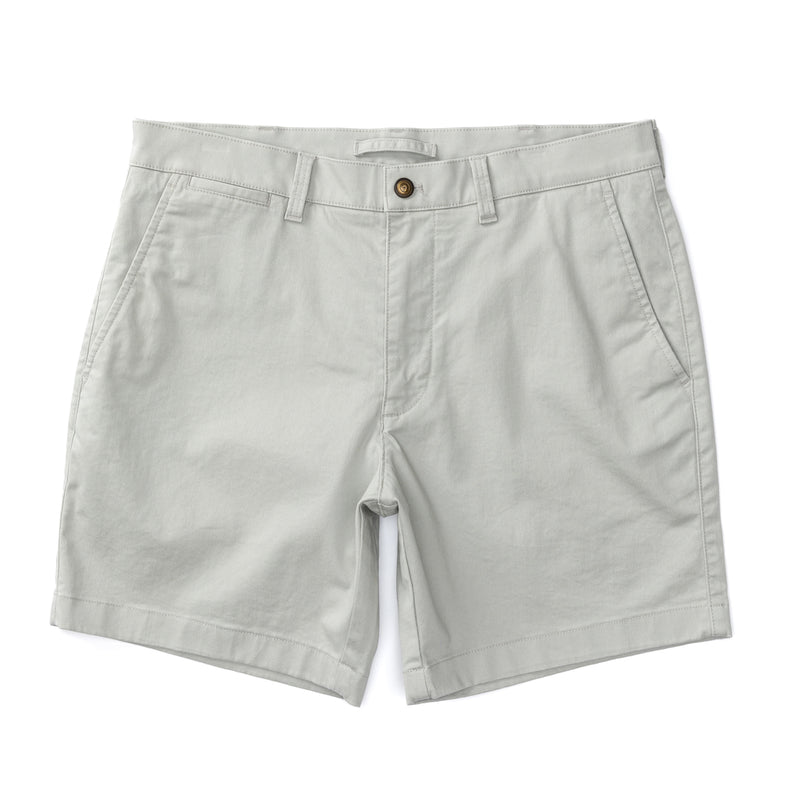 7" Gold School Chino Short - Greystone