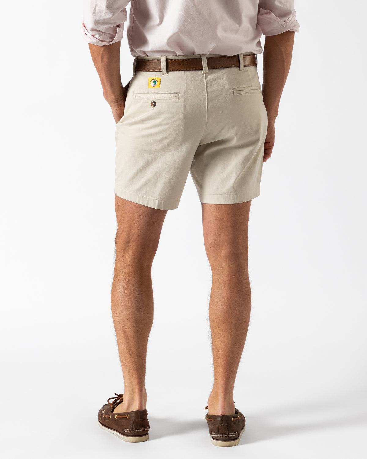 7" Gold School Chino Short - Stone Gold Patch