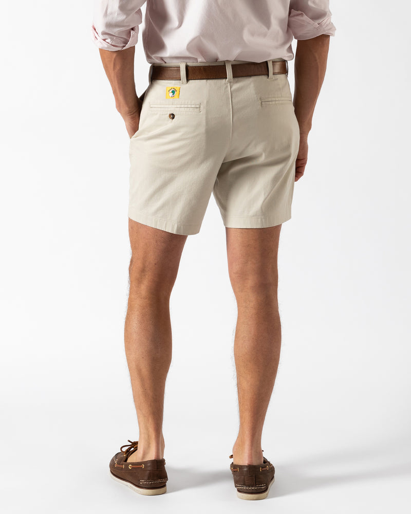 7" Gold School Chino Short - Stone Gold Patch