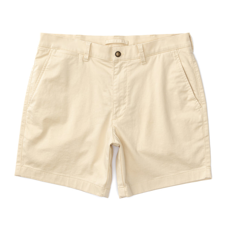 7" Gold School Chino Short - Parchment