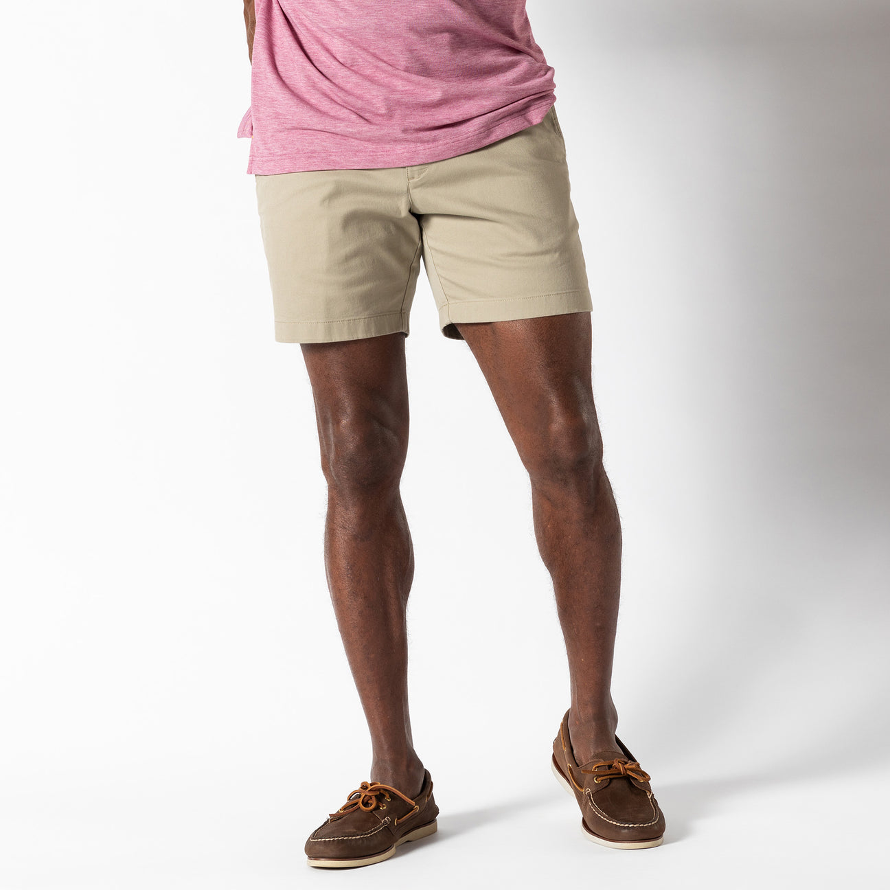 7" Gold School Chino Short - Khaki Gold Patch
