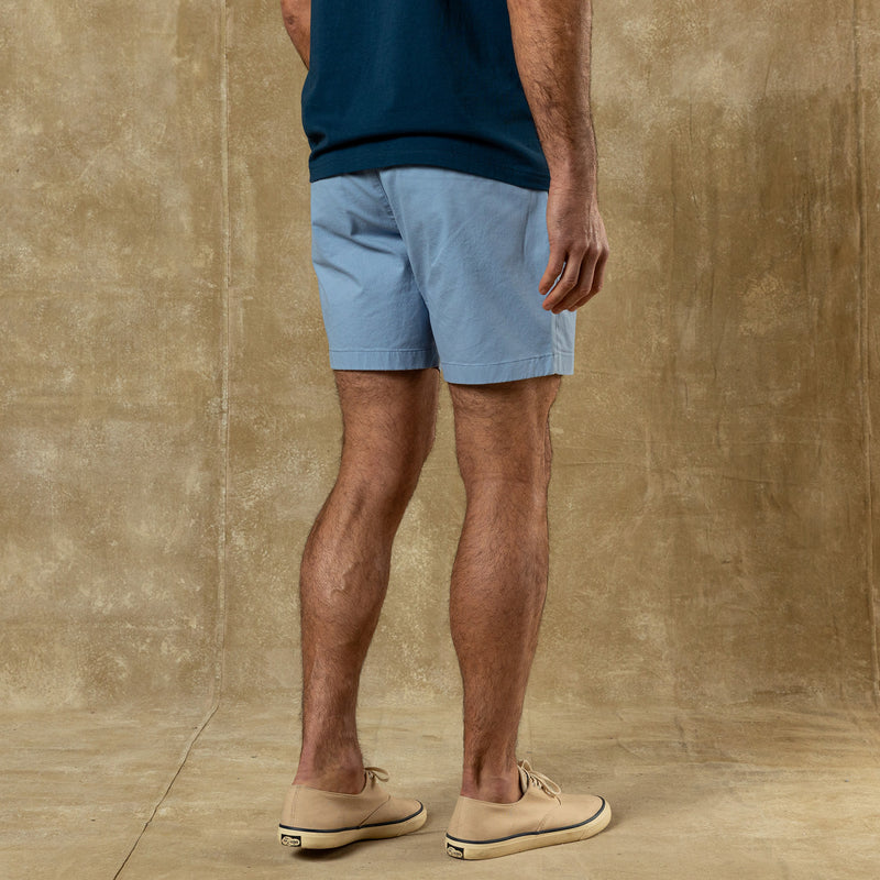 7" Gold School Chino Short - Chambray Blue