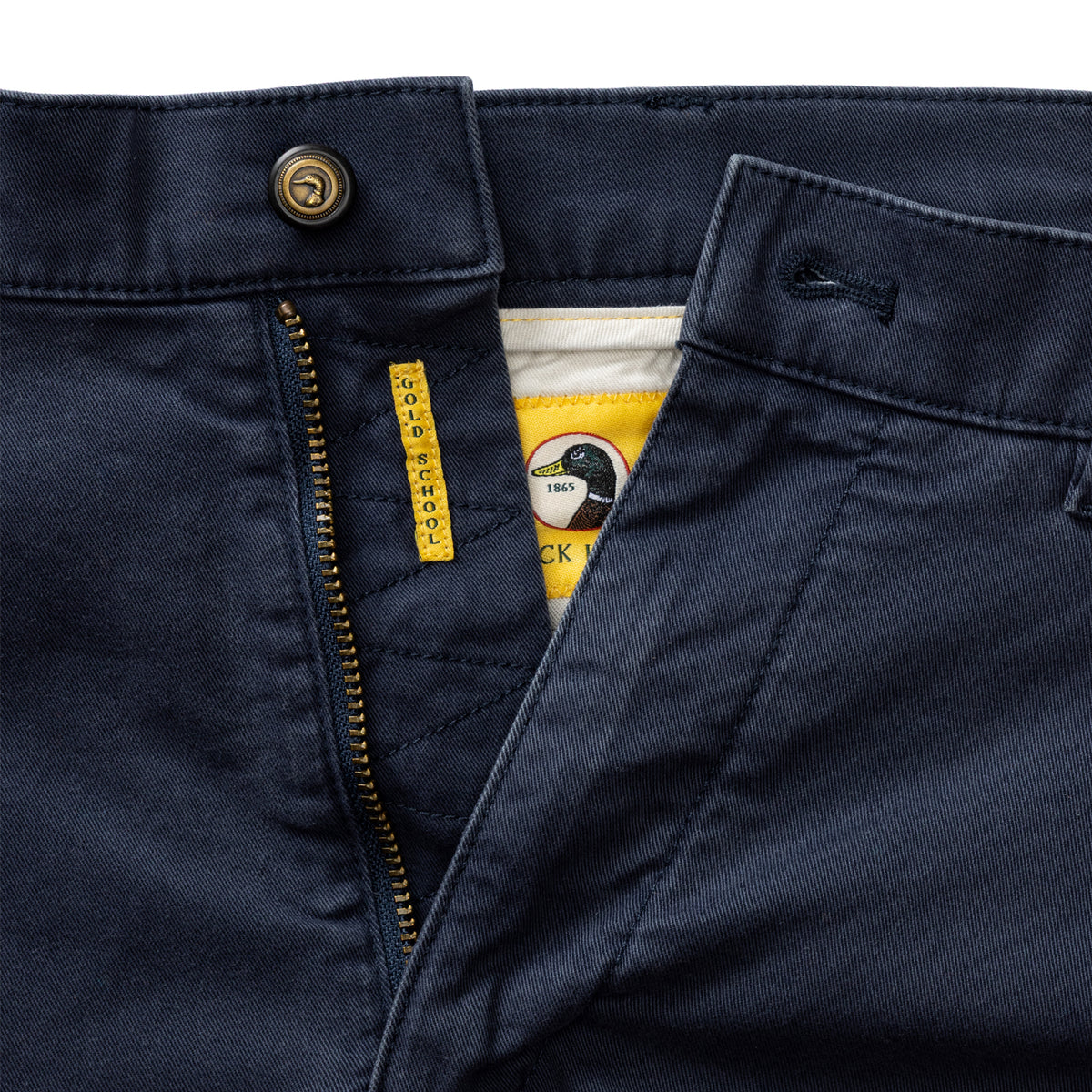 7" Gold School Chino Short - Navy