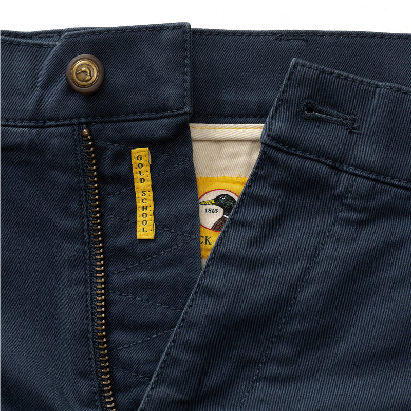 7" Gold School Chino Short - Navy