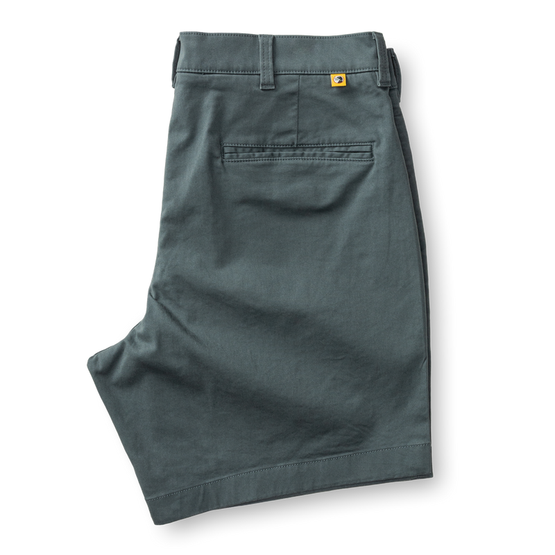 7" Gold School Chino Short - Stormy Blue