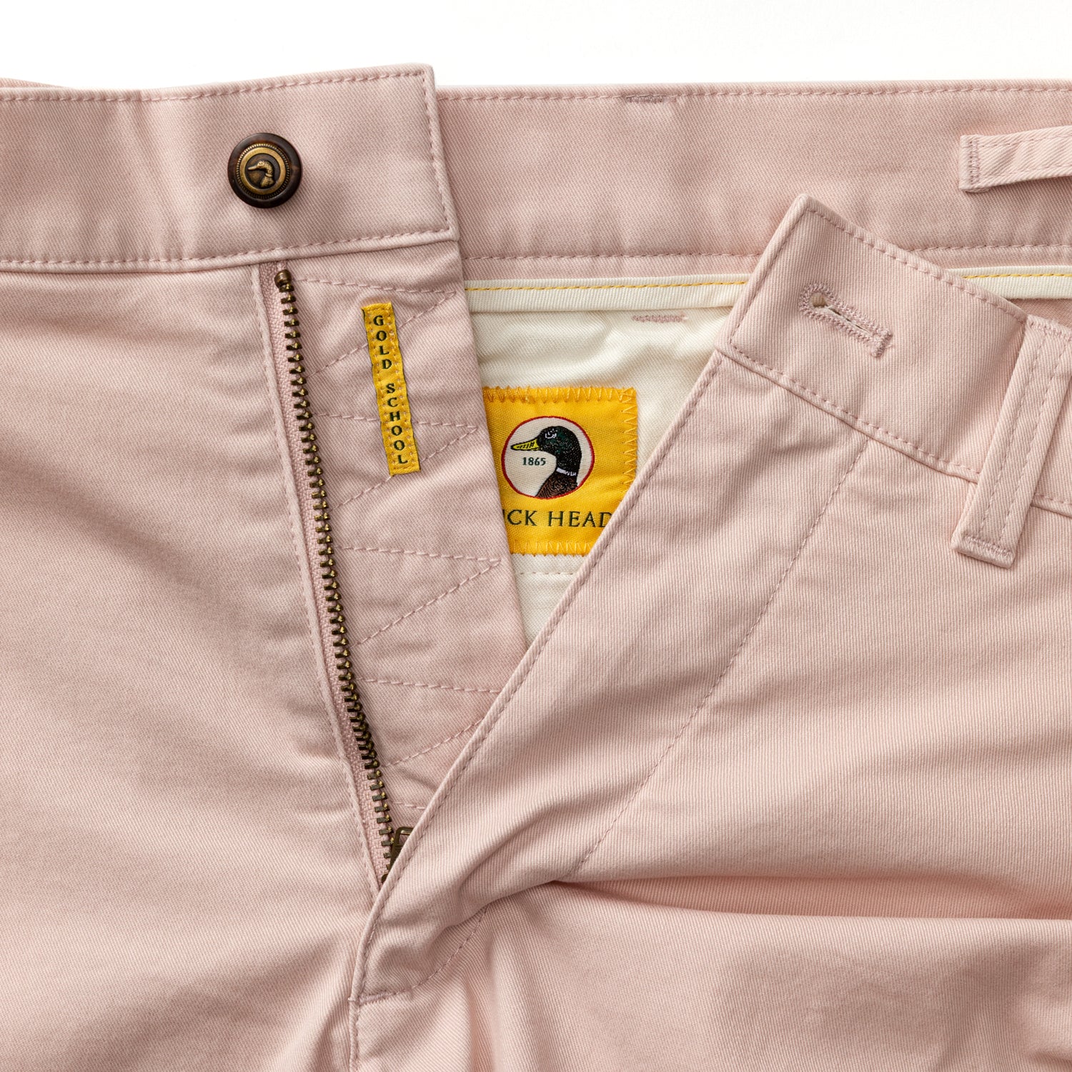 7" Gold School Chino Short - Washed Pink
