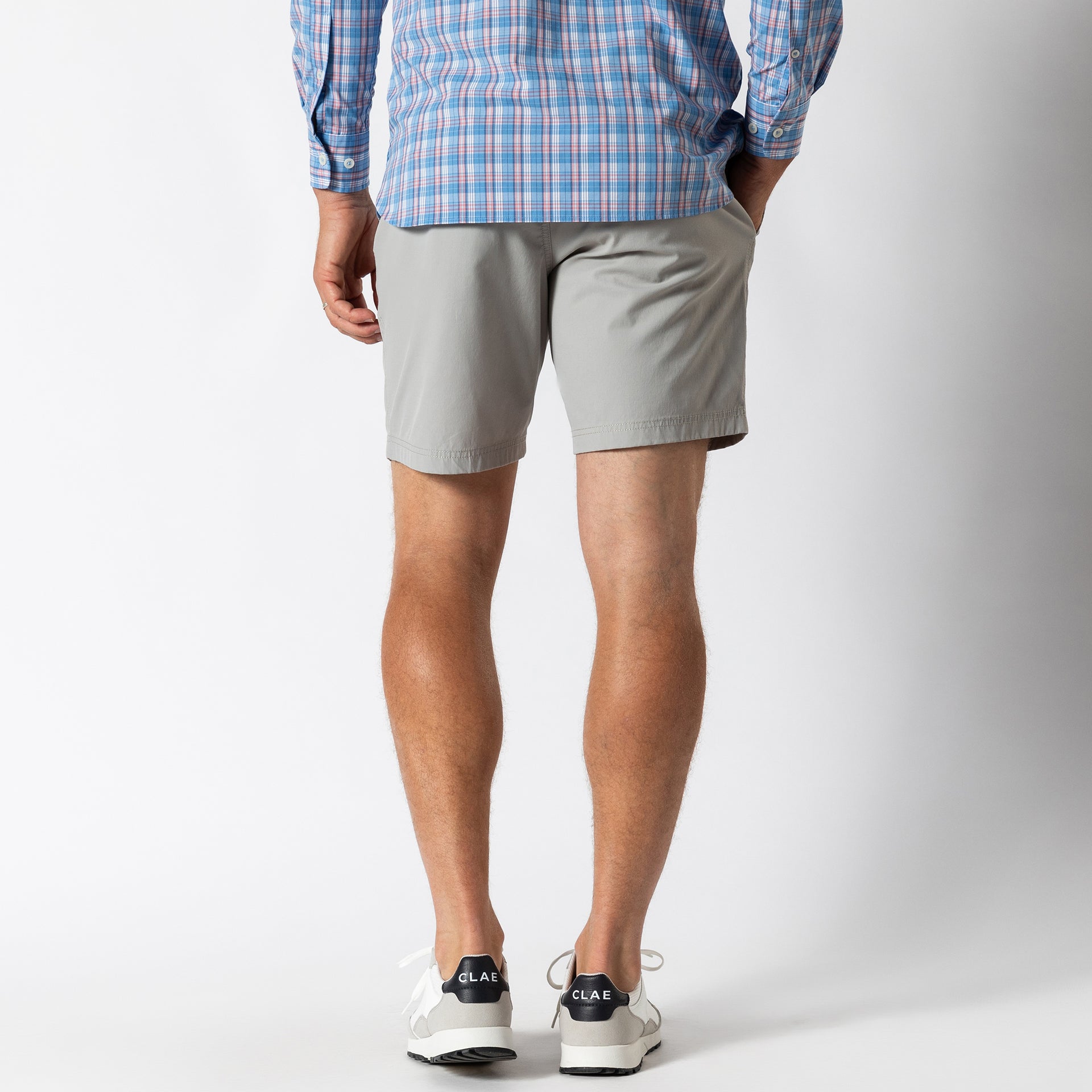 8" Harbor Performance Short - Limestone Grey