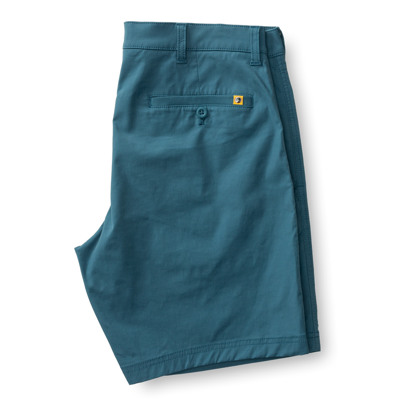 8" Harbor Performance Short - Teal Blue