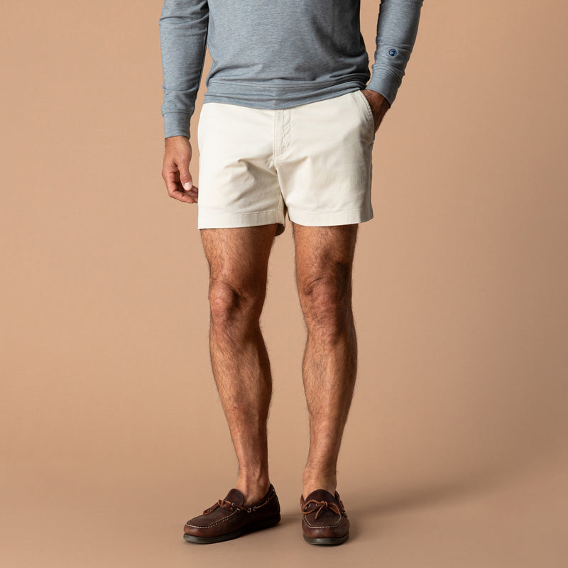 5" Gold School Chino Short - Stone
