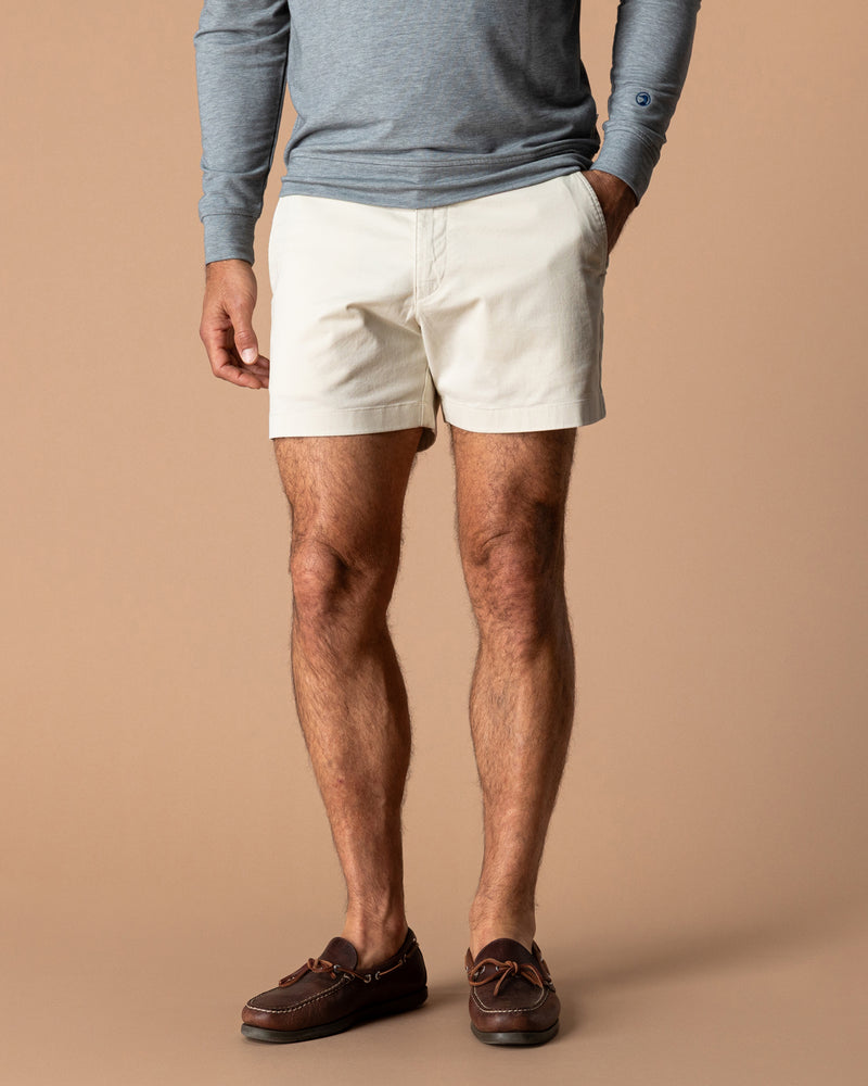5" Gold School Chino Short - Stone