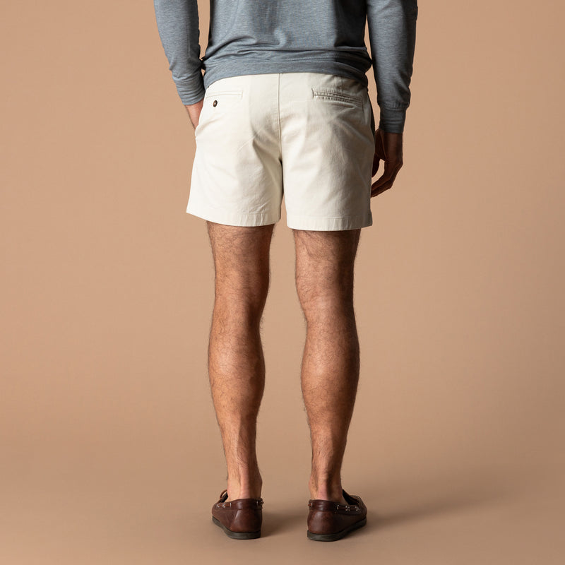 5" Gold School Chino Short - Stone