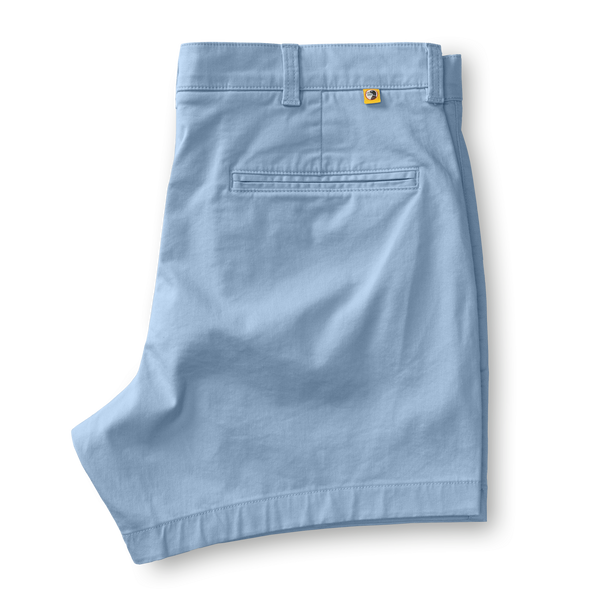 5" Gold School Chino Short - Chambray Blue