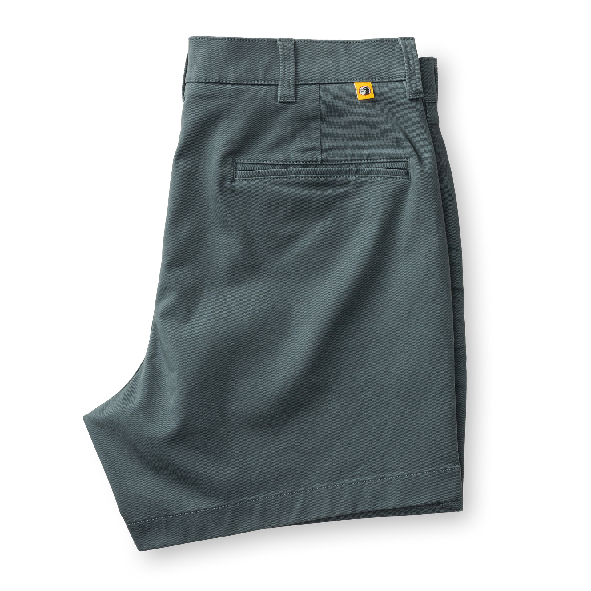 5" Gold School Chino Short - Stormy Blue
