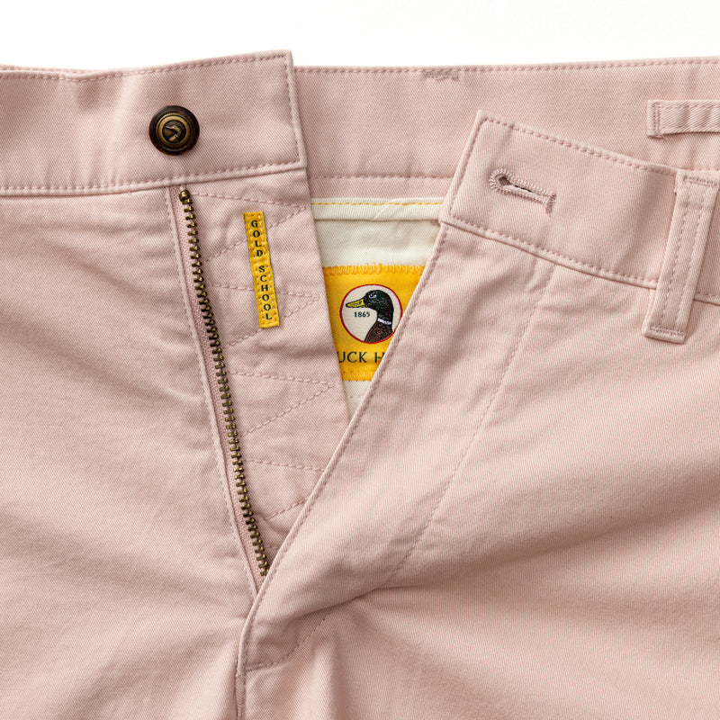5" Gold School Chino Short - Washed Pink
