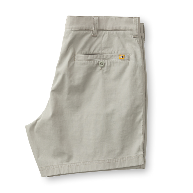6" Harbor Performance Short - Limestone Grey