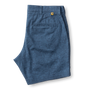 7" Linen Gold School Chino Short - Shadow Blue