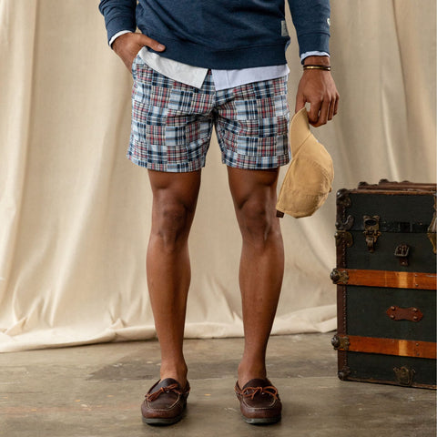 Short écossais Madras C&A - Rouge Et Gris - Taille 34/36 (14 Ans) - Neuf Avec étiquettes
