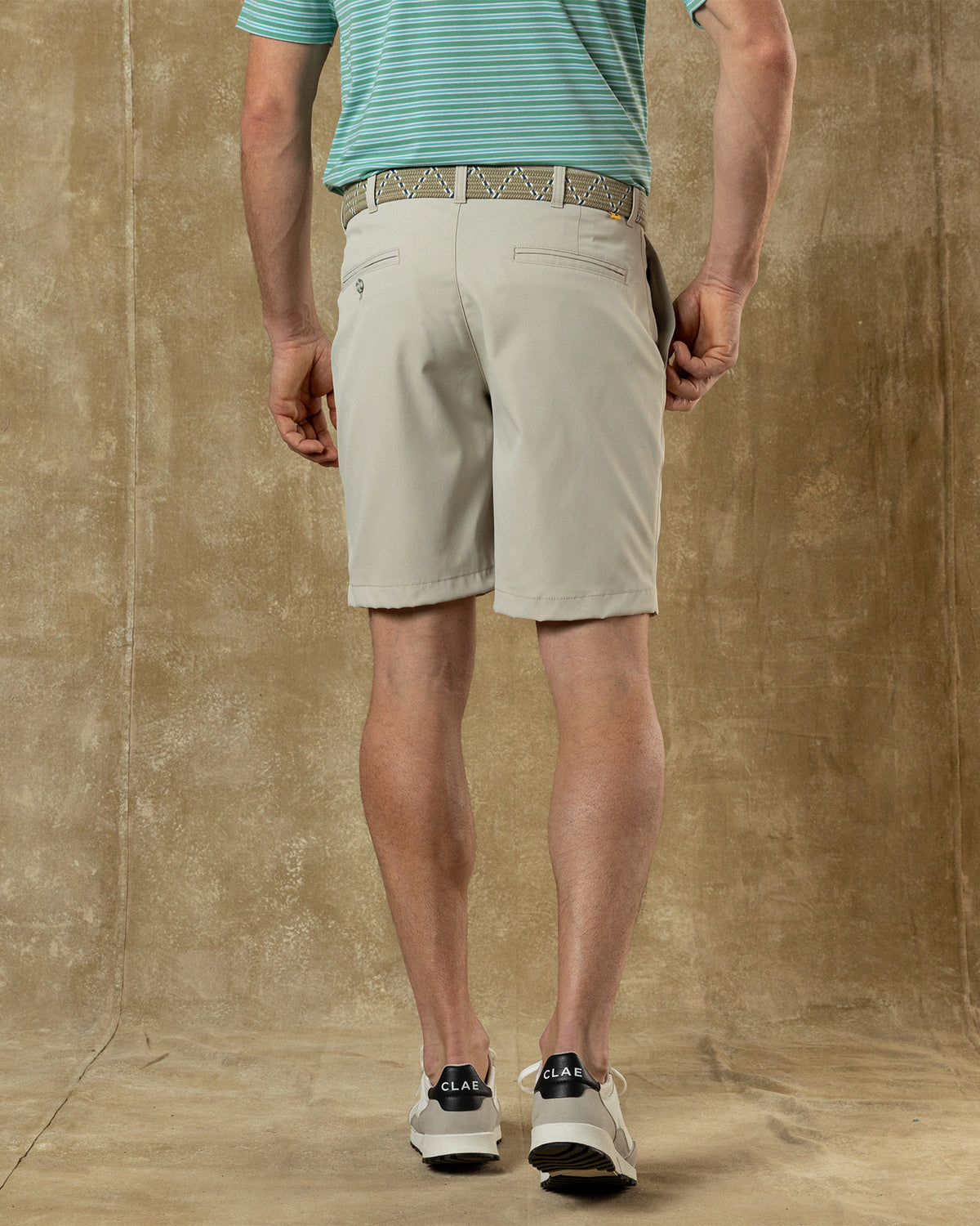 9" Long Drive Performance Short - Stone