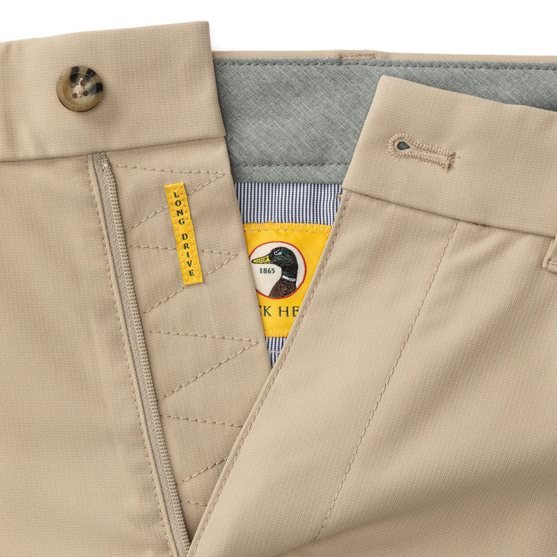 9" Long Drive Performance Short - Khaki