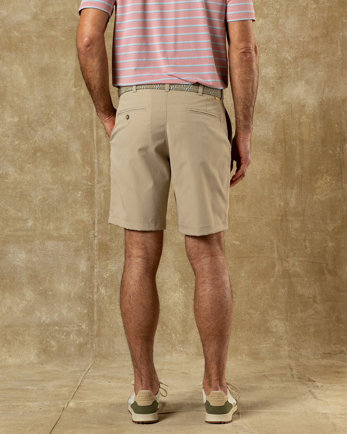 9" Long Drive Performance Short - Khaki