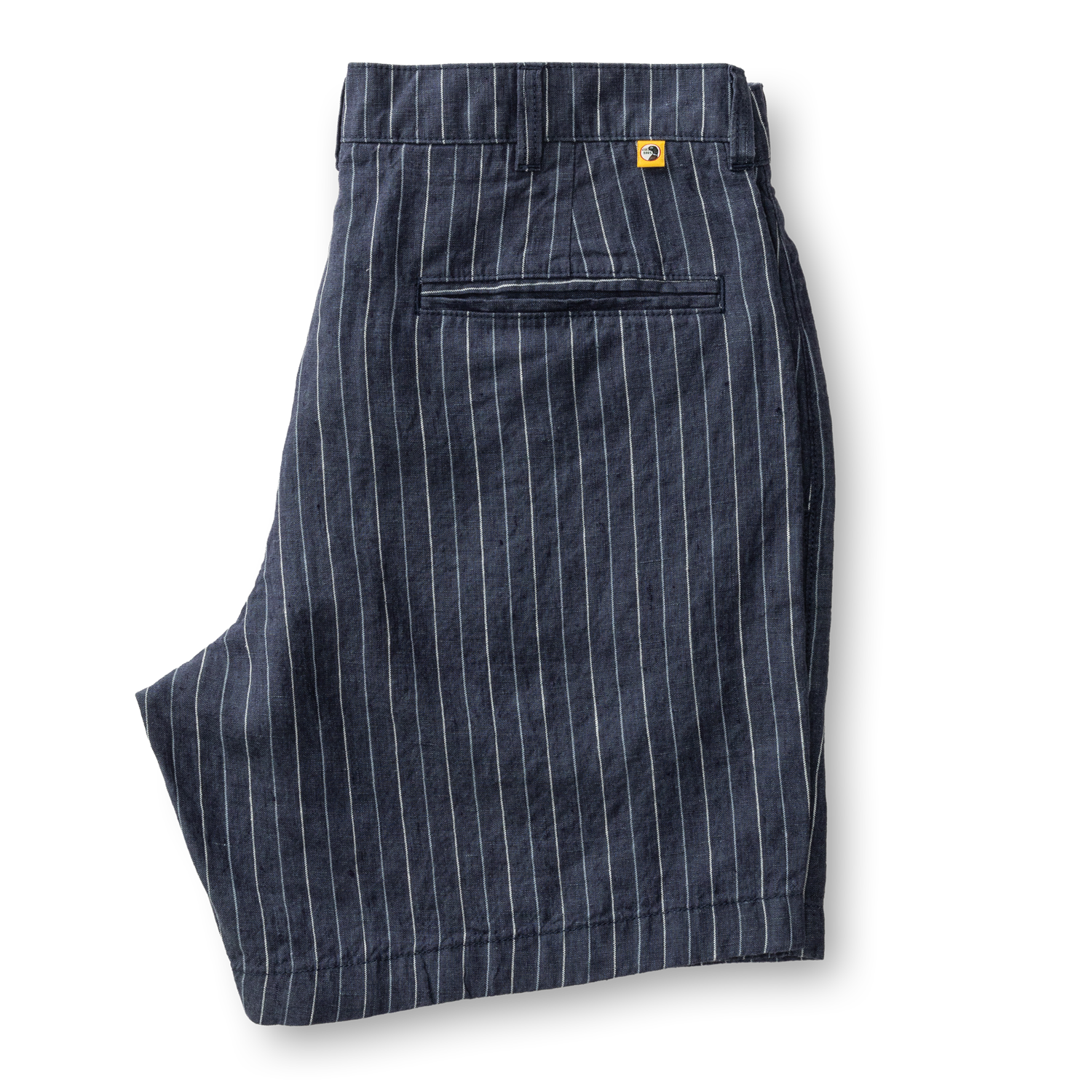 7" Gold School Linen Chino Short - Navy