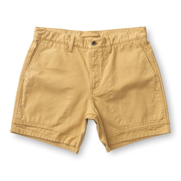 6" Garment Dyed Duck Canvas Short