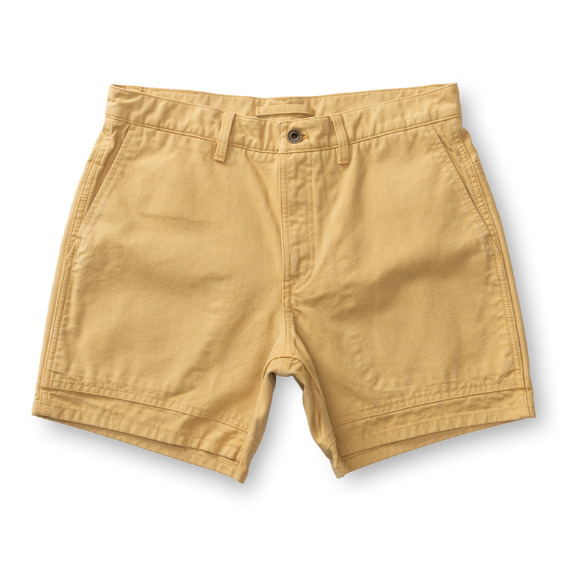 6" Garment Dyed Duck Canvas Short