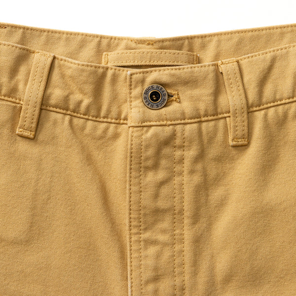6" Garment Dyed Duck Canvas Short - Original Khaki