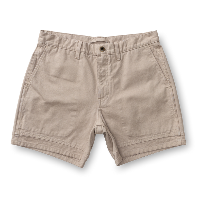 6" Garment Dyed Duck Canvas Short