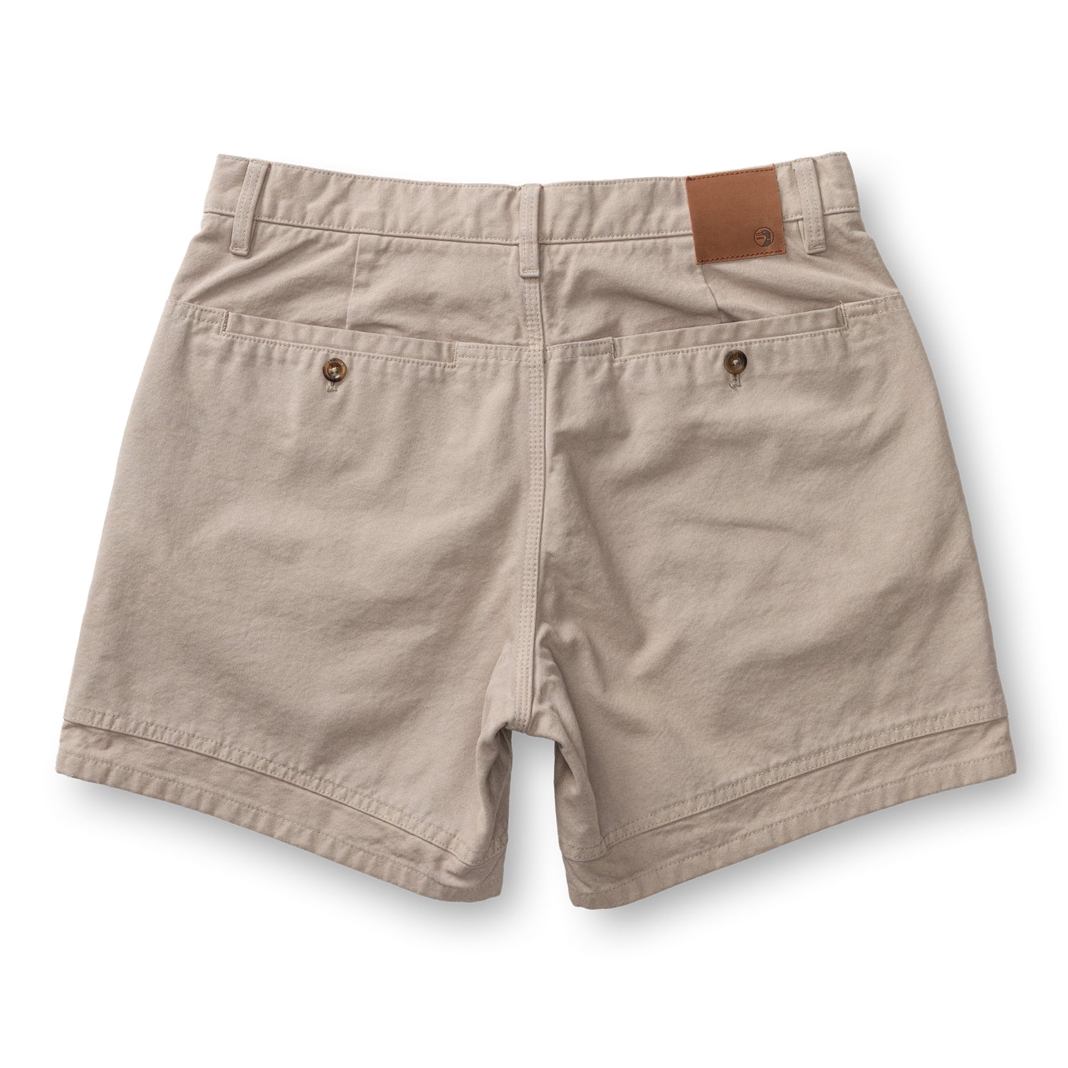 6" Garment Dyed Duck Canvas Short - Taupe