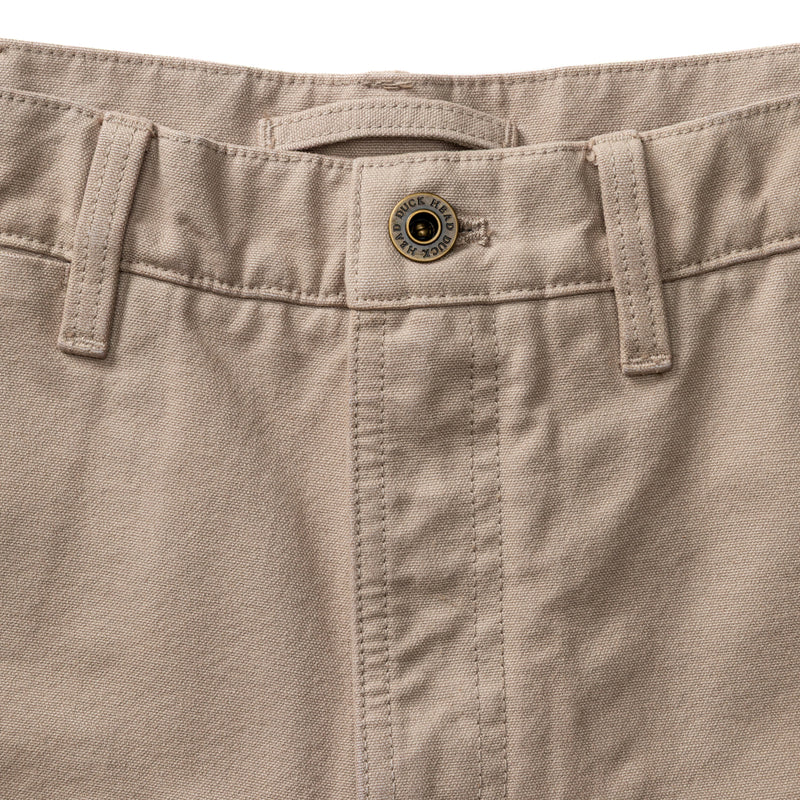 6" Garment Dyed Duck Canvas Short - Taupe