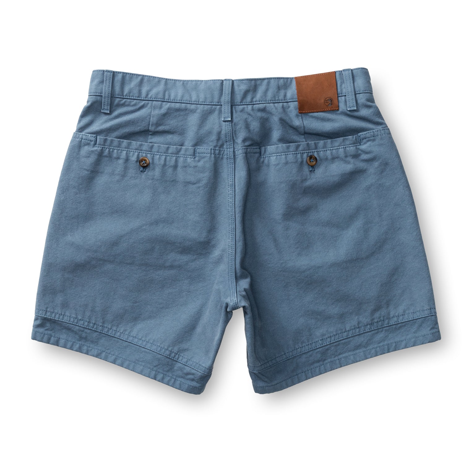 6" Garment Dyed Duck Canvas Short - Vintage Blue
