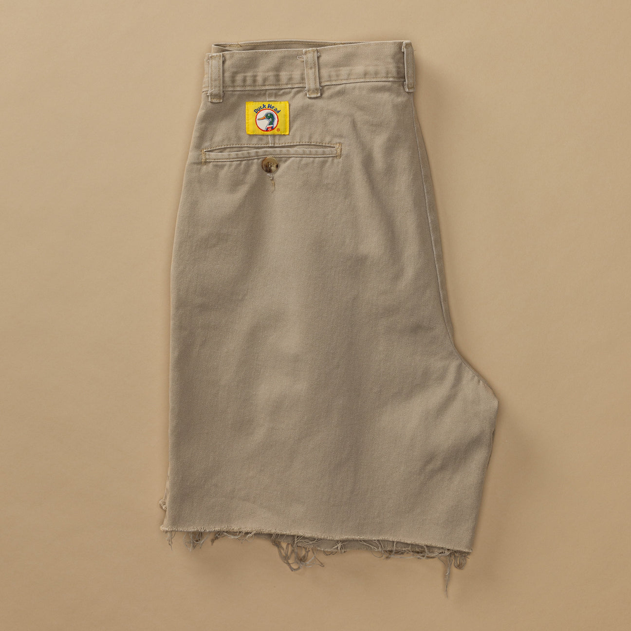 Pleated Cut Off Chino Short 33W - Duck Head Vintage