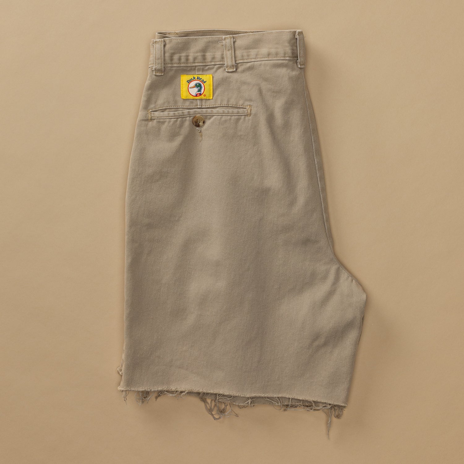 Pleated Cut Off Chino Short 33W - Duck Head Vintage