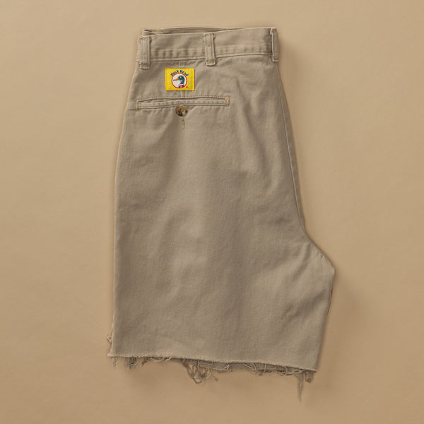 Pleated Cut Off Chino Short 33W - Duck Head Vintage