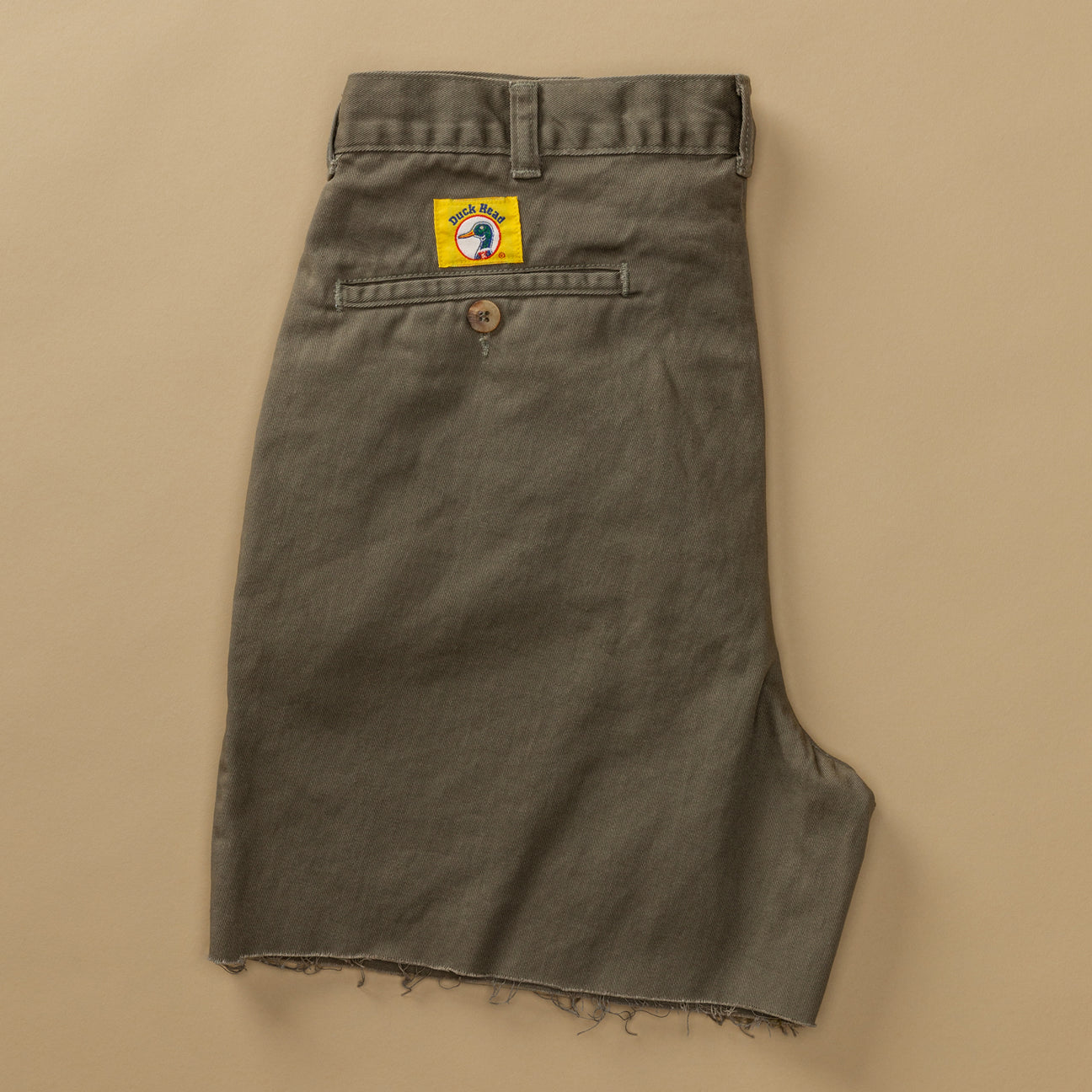 Pleated Cut Off Chino Short 32W - Duck Head Vintage