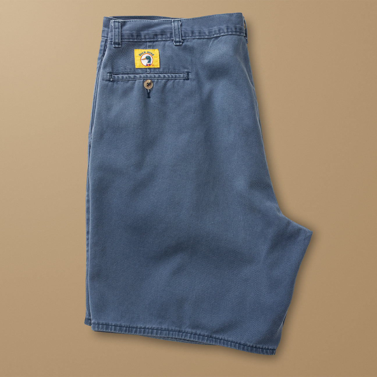 Blue Pleated Chino Short 42W