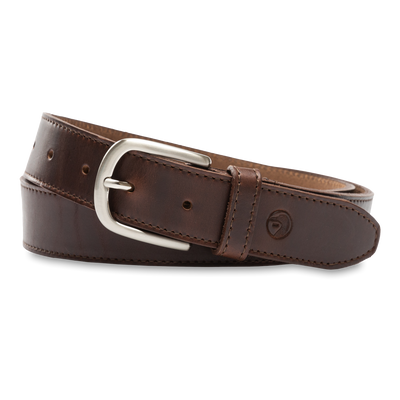 Dark Brown Leather Belt – Duck Head