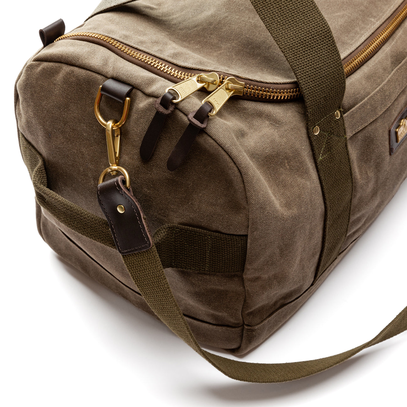 Waxed Canvas Overnighter Bag - Field Brown