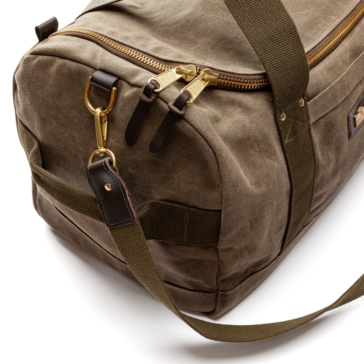 Waxed Canvas Overnighter Bag - Field Brown