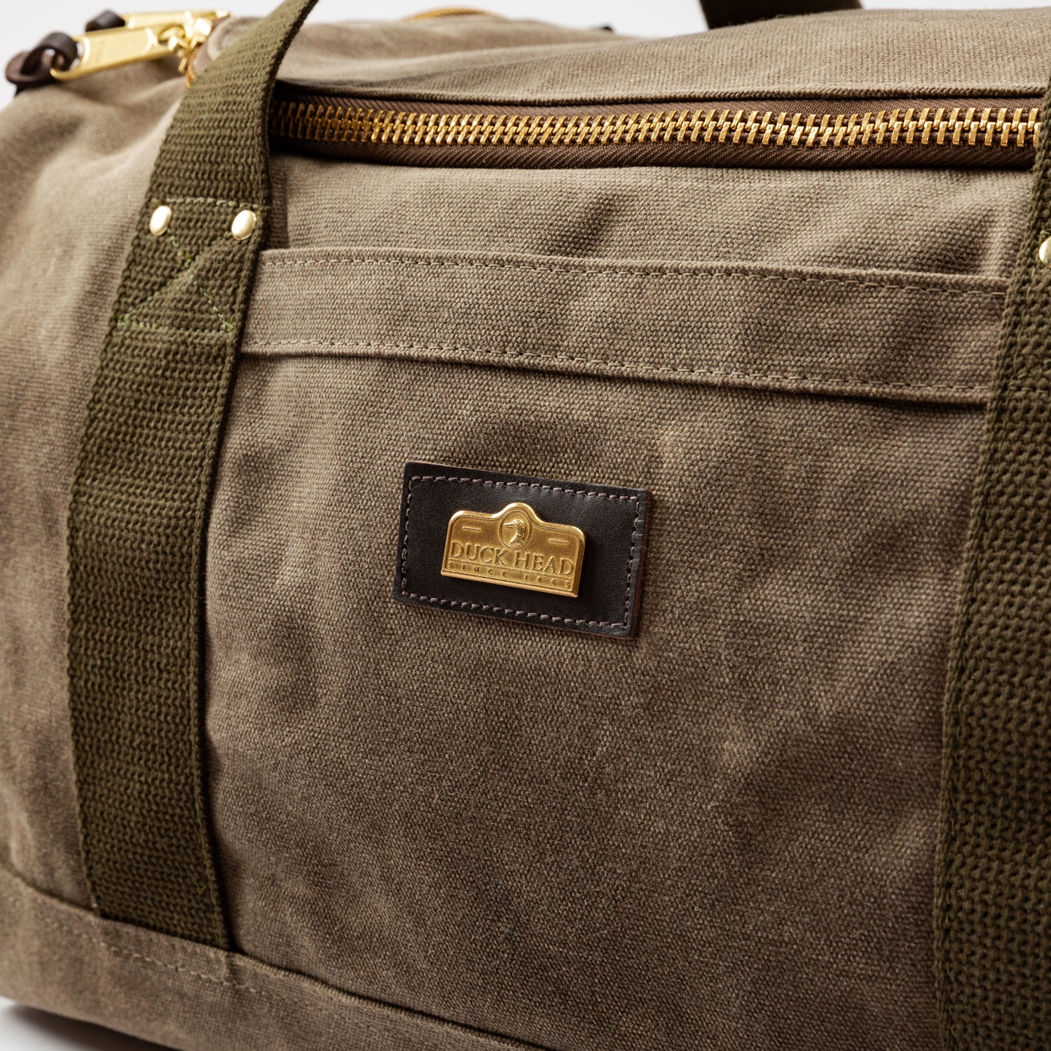 Waxed Canvas Overnighter Bag - Field Brown