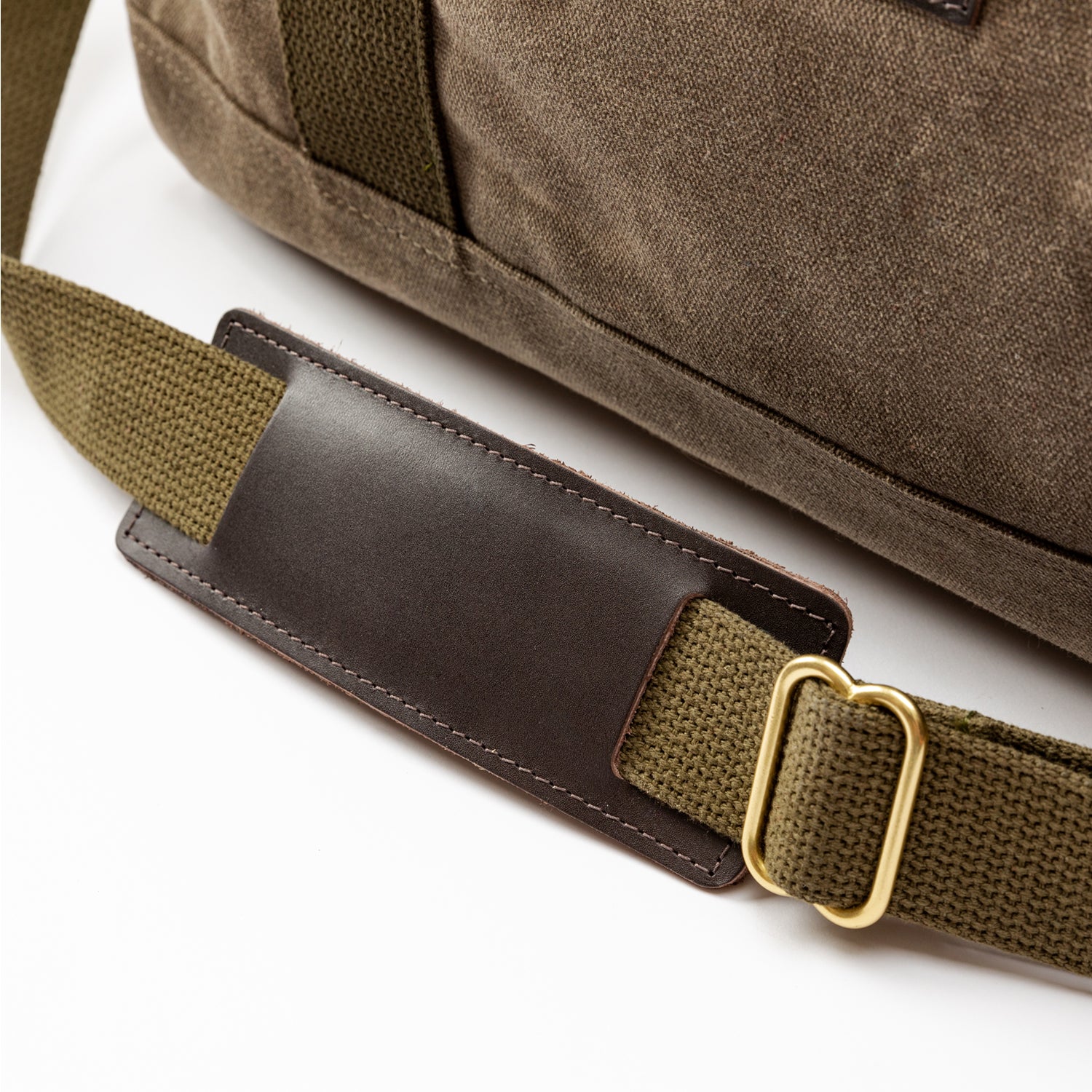 Waxed Canvas Overnighter Bag - Field Brown