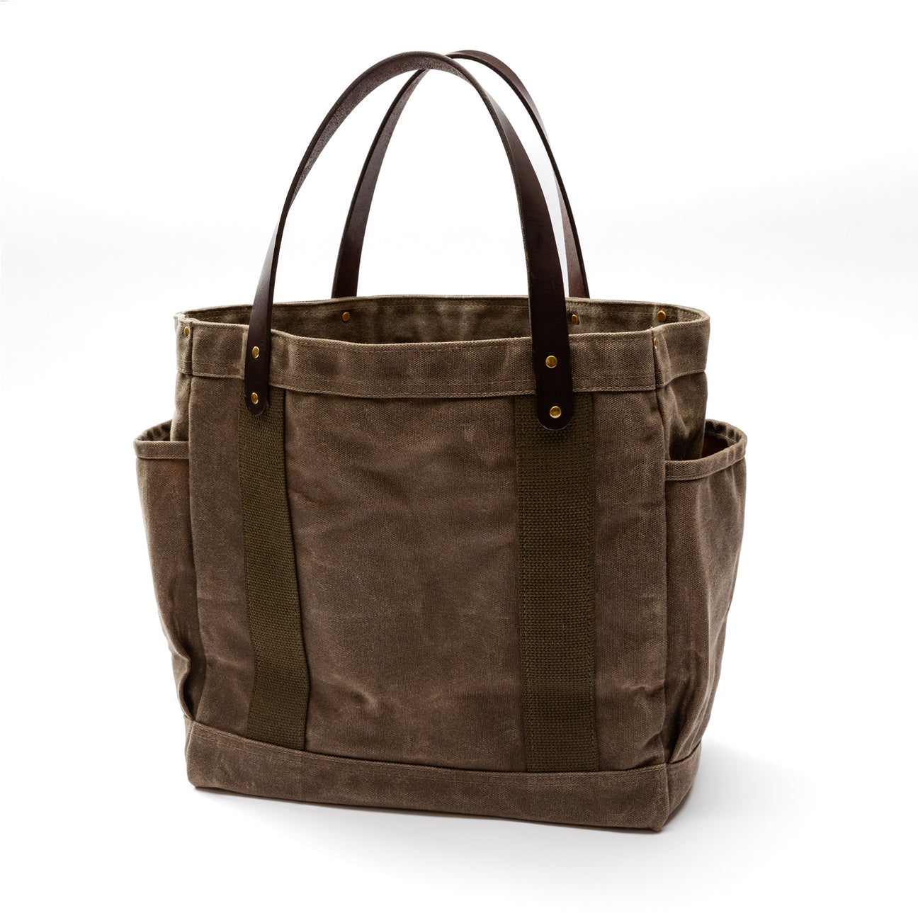 Waxed Canvas Tote - Field Brown