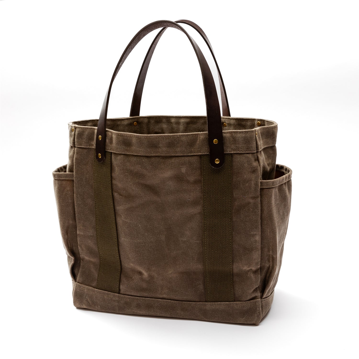 Waxed Canvas Tote - Field Brown