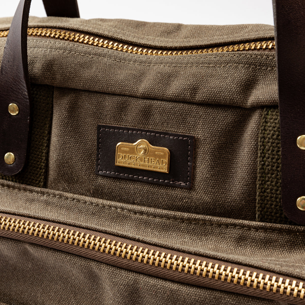 Waxed Canvas Laptop Bag - Field Brown