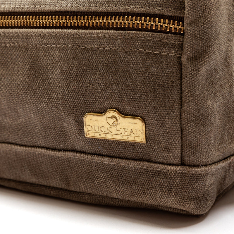 Waxed Canvas Dopp Kit - Field Brown